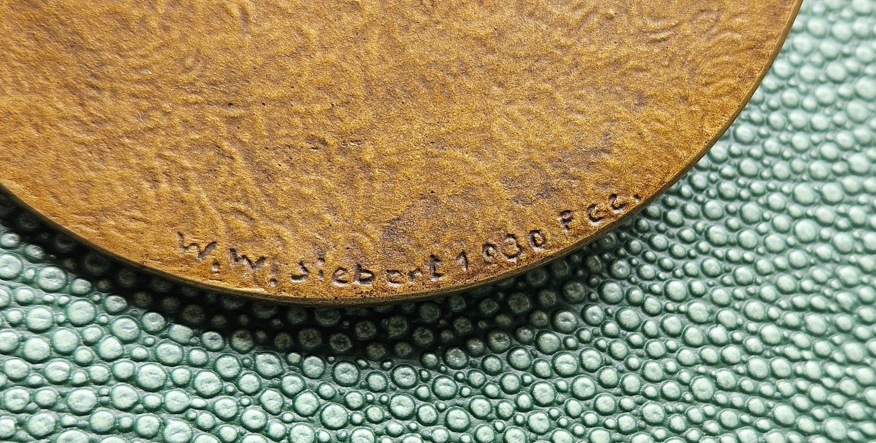 Medaglie: Antike Bronzemedaille von Wilhelm His – Usato da Tenniken venduto da tententen30 1