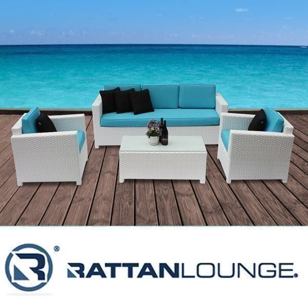 Sofas: Rattanmöbel Set in weiss SALE% – Neu und originalverpackt aus Bern von rattan-lounge 2