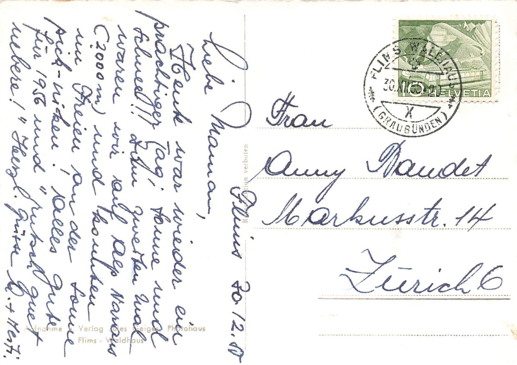 Cartes postales: Flims G – D'occasion à Biasca par Blenio71 1