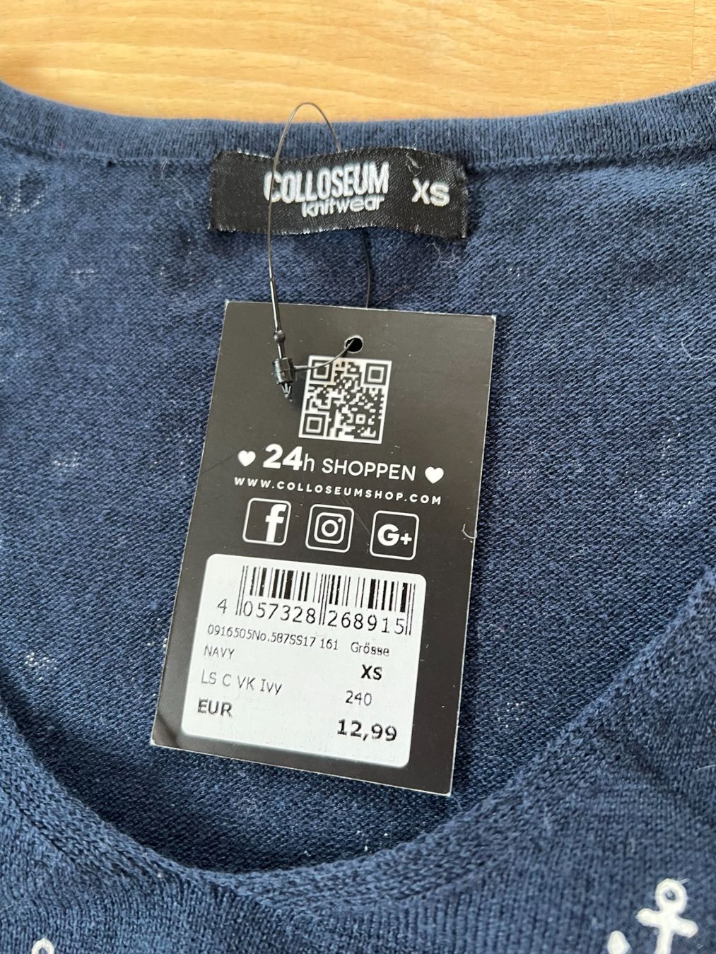 Maglioni & Felpe: COLLOSEUM Pullover in Gr. XS, Dunkelblau – Usato da Worb venduto da farben20zauber 4