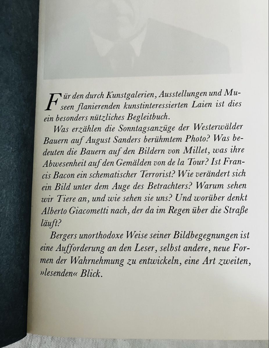 Livres: John Berger: Das Leben der Bilder oder – D'occasion à Buchs AG par Allerleis 3