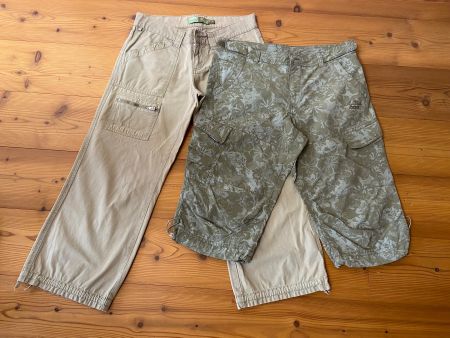Shorts Icepeak Gr. 36 und 3/4 Hose Roxy, Gr. 3