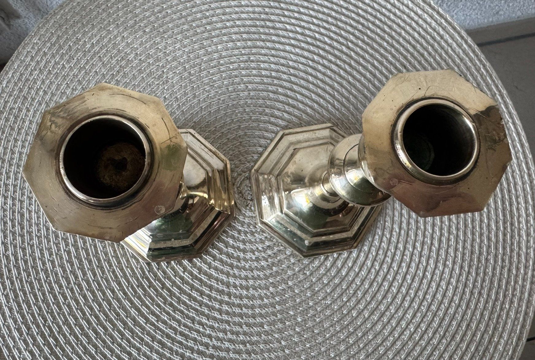 Bougeoirs: 2er Set Kerzenständer aus Messing – D'occasion à Balsthal par armenharut 3
