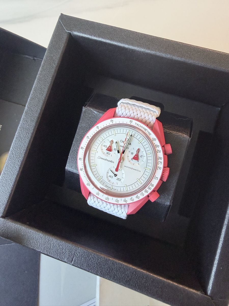 Swatch Orologi: MoonSwatch: Mission to Mars - Watch – Nuovo (secondo la descrizione) da Basel venduto da Ckymky5678_ 1