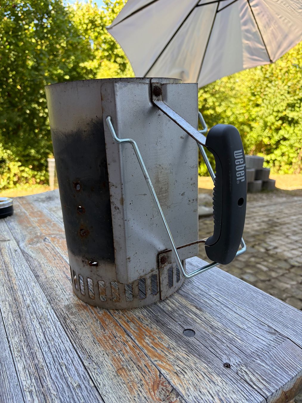 Weber Griglie: Weber Mastertouch 57cm inkl Anzündkamin & Abdeckhaube – Usato da Winterthur venduto da oha_97jt 6