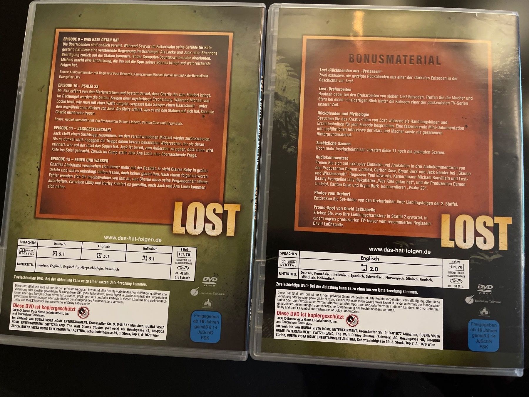 Alle DVDs: DVD // Serie - Lost 2.Staffel / 1.Teil – Gebraucht aus Schönenwerd von d.chiara 6