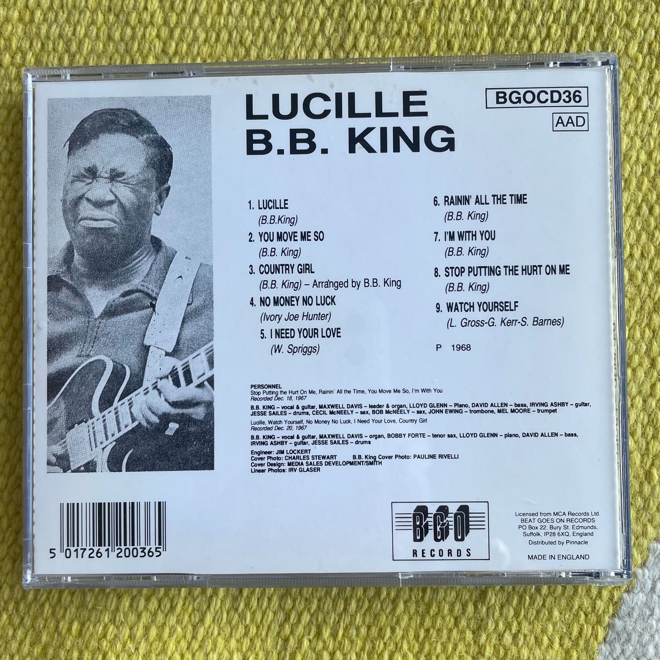 CD: B.B.KING-LUCILLE67 – Usato da Rorschacherberg venduto da CD-Roli 1