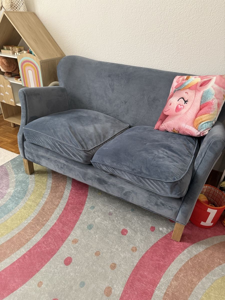 Sofas: Petit canapé bleu – Gebraucht aus Crassier von GGblue23515 1