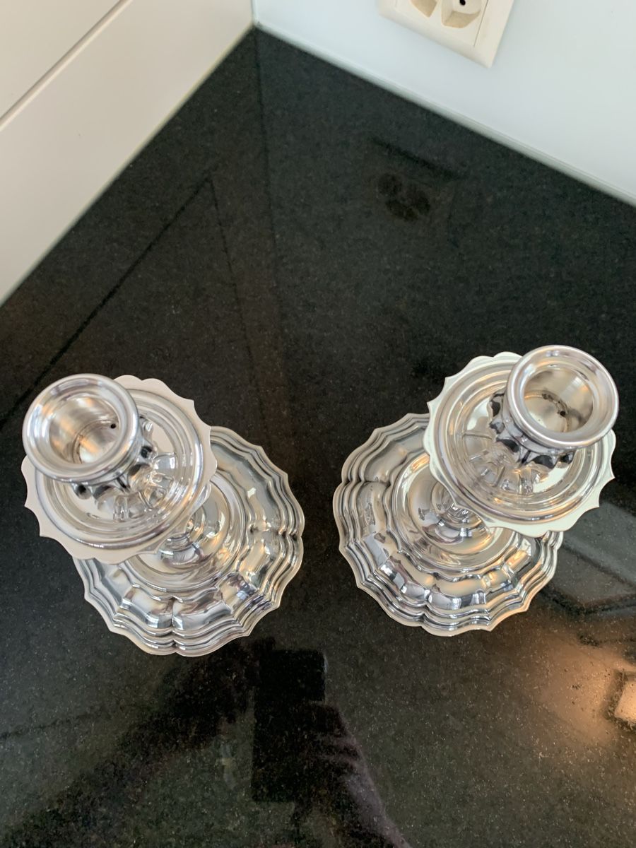 Portacandele: Kerzenständer 800 Silber – Usato da Zollikofen venduto da ausmisten_at_home 5
