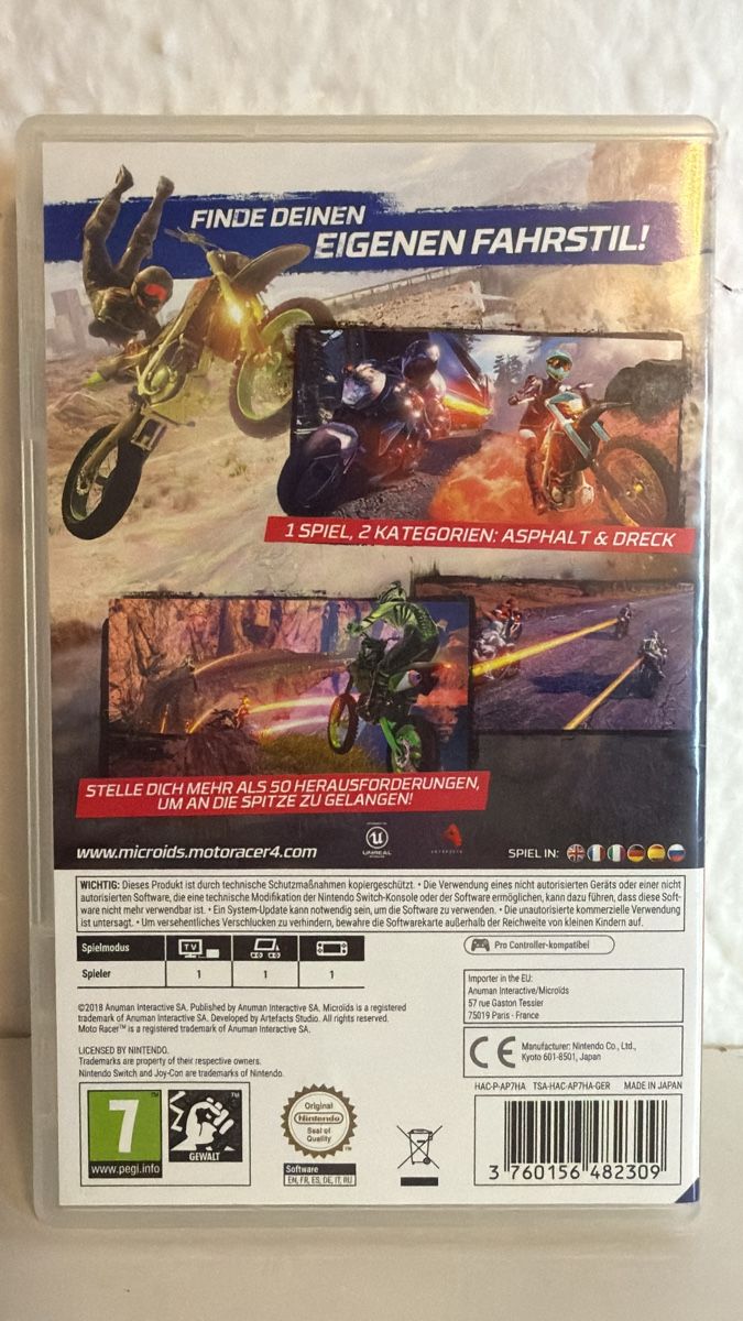 Nintendo Giochi: Moto Racer 4 - Nintendo Switch Game - Great Condition! – Usato da Ehrendingen venduto da bubulence 1