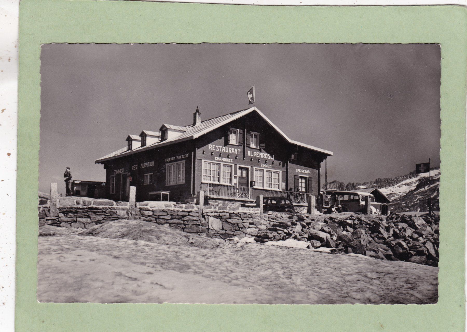 Cartes postales: Guttannen Rest. Alpenrösli – D'occasion à Herisau par Lisegrat2008