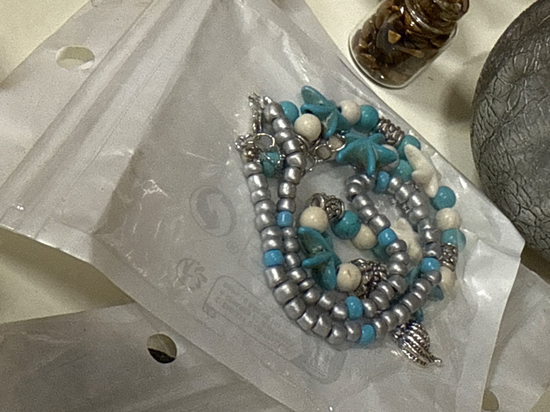 Ketten: Modeschmuck Fusskette mit Anhänger – Neu und originalverpackt aus Amriswil von used2use 2