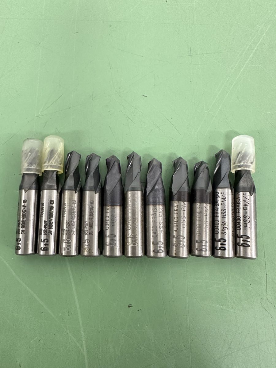 Tutti gli attrezzi: Carbide End Mills, Schaftfräser, 6.5mm, used. – Usato da Aarberg venduto da SNMachines