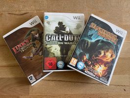 Wii Zapper Set Call of Duty, Links Crossbow, Dangerous Hunts