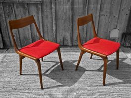 Boomerang Stühle  2er set by Alfred Christensen