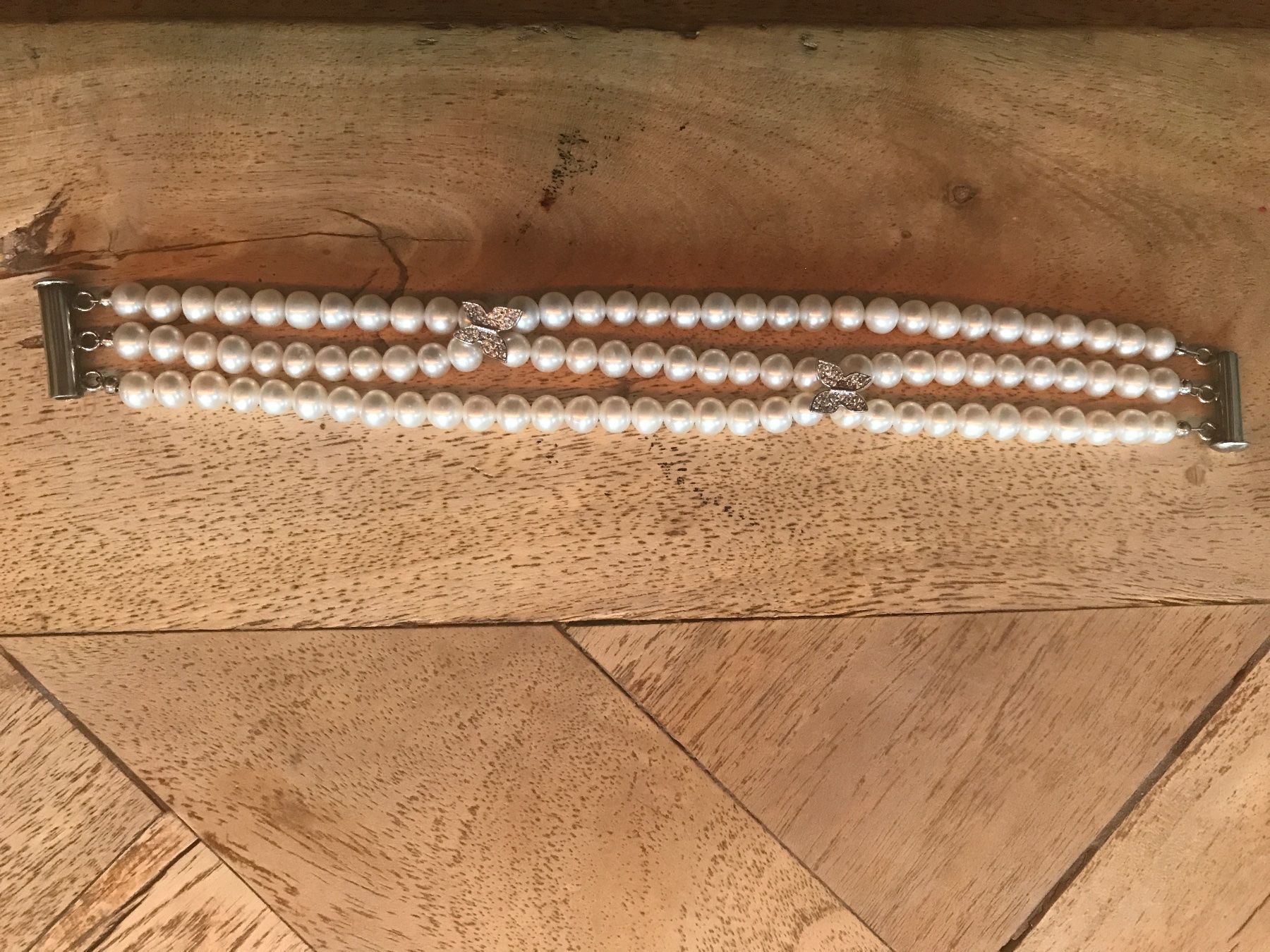 Bracciali & Braccialetti: Echtes Perlenarmband 3-fach 🌸 – Nuovo e nell'imballaggio originale da Buchs AG venduto da dasPerlending 5