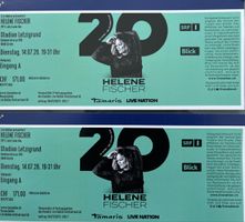 Helene Fischer 20 Jahre Tour Stehplatz Eingang A Zürch