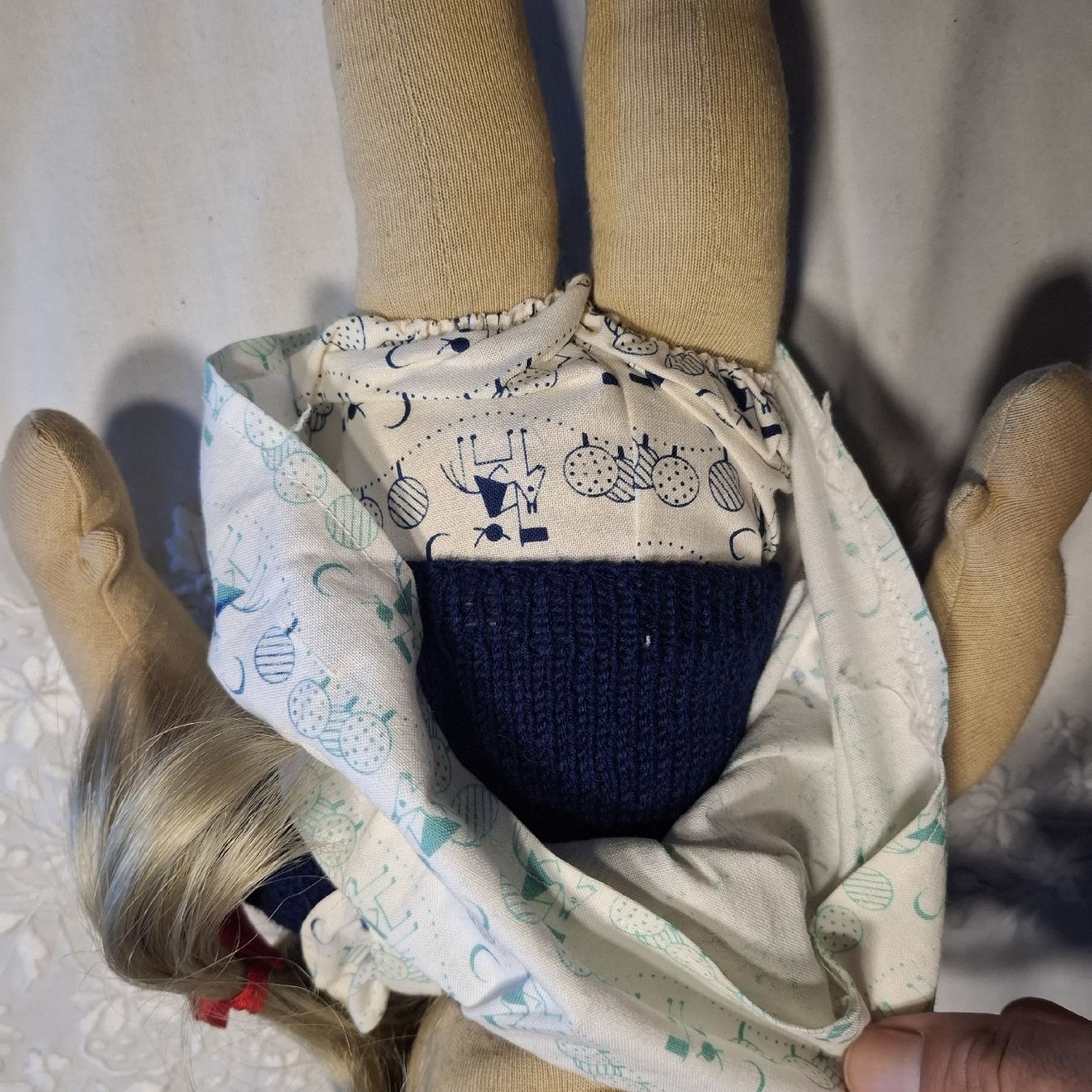 Puppen: Alte Puppe Komplett überzogen mit Stoff – Gebraucht aus Nürensdorf von DANG3REUX 5