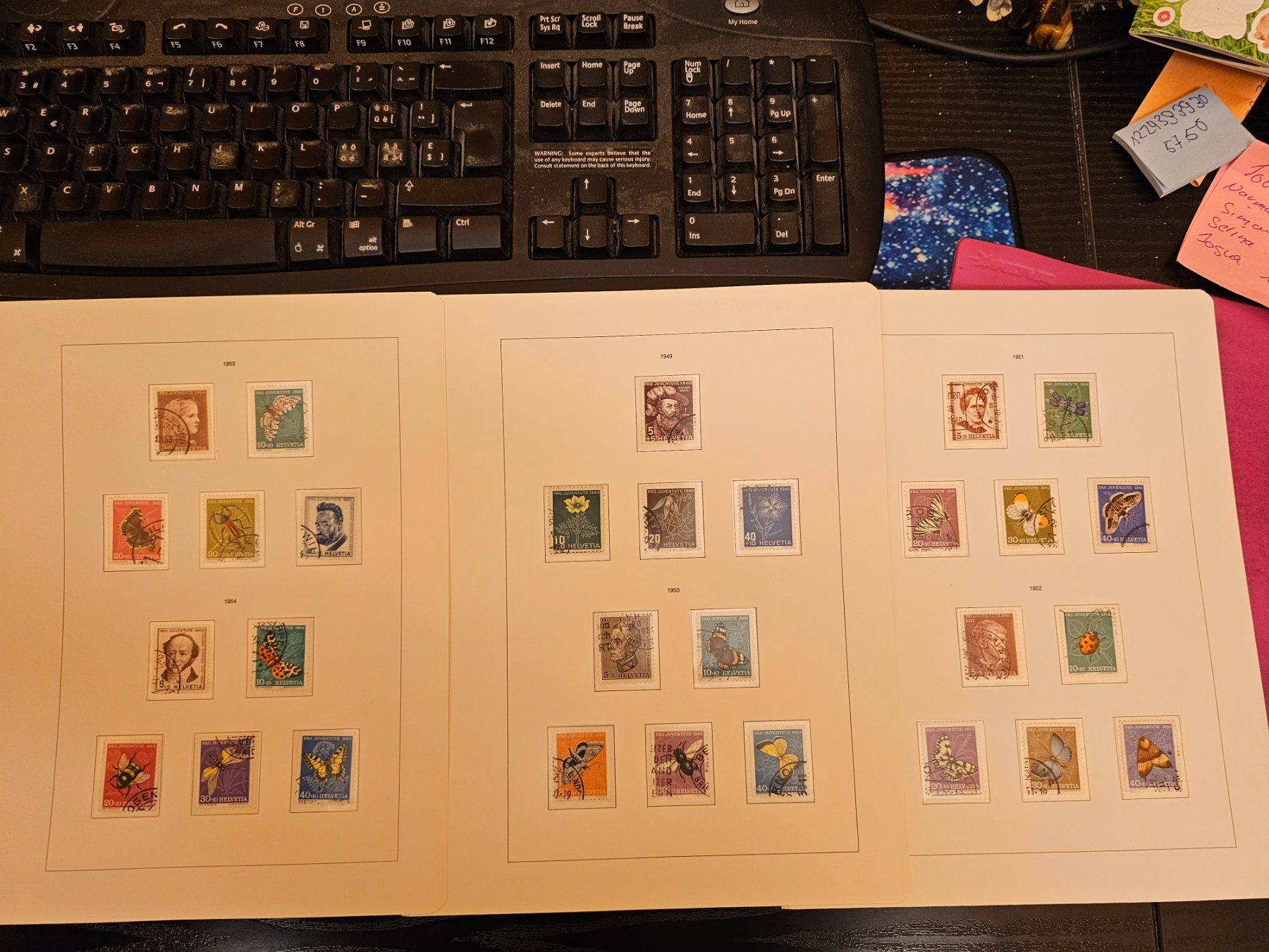 Alle Briefmarken: CH PRO JUVENTUTE AB 1913 - 2006 GEST. – Gebraucht aus Dintikon von bonita099 4