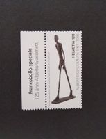 sondermarke "125 jahre alberto giacometti" mit seitentab **