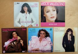 VIOLA VALENTINO - 5 VINYL SINGLES (VG - NM)