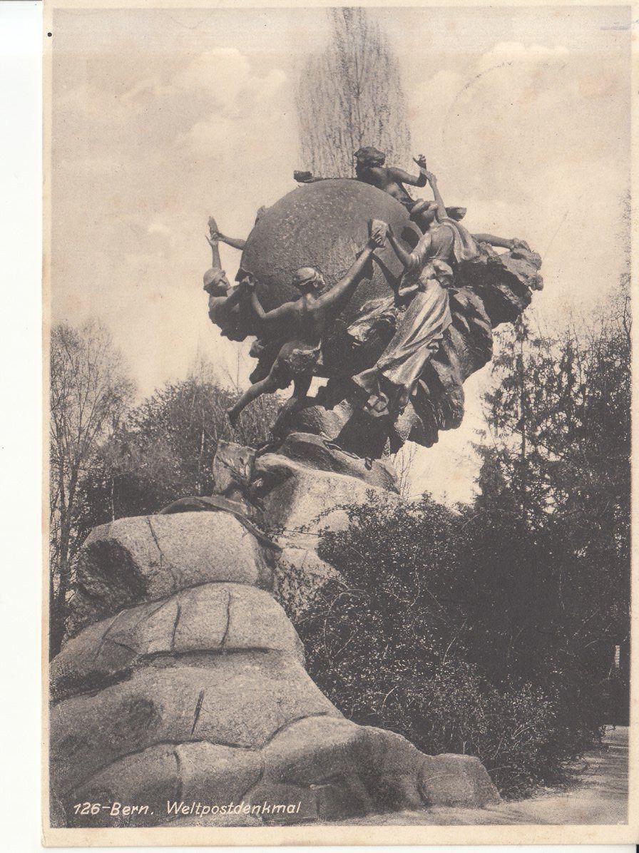 Cartoline postali: Bern Weltpostdenkmal 1933 – Usato da Bürglen TG venduto da StampGraf