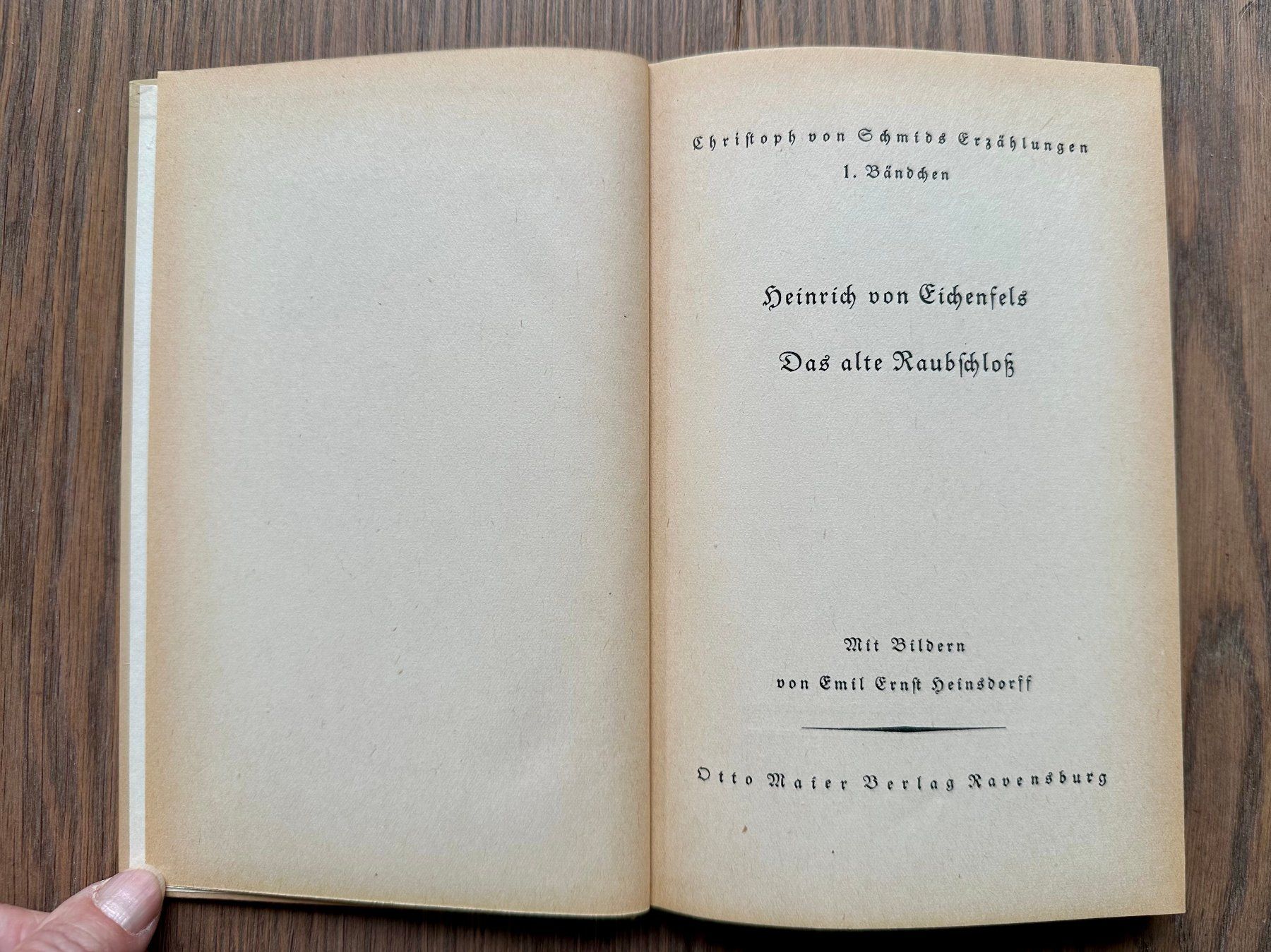 Bücher: Heinrich von Eichenfels, Das alte Raubschloss – Gebraucht aus Adligenswil von e17s15 1
