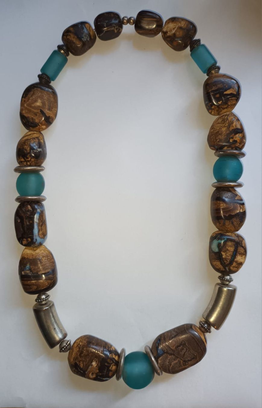Ketten: **Monumentales Boulder-Opal-Collier 311g 70cm Statement** – Gebraucht aus zurich von ARTMYART