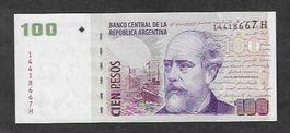Argentina  100  Pesos  Bankfrisch