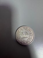 2 Frankenmünze 1940 Silber Helvetia guter Zustand