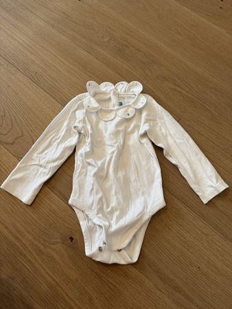Jacadi Body, Gr. 18M, weiss, Langarm - Neuwertig!