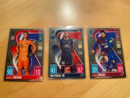 Topps Match Attax: CR10/11/14 Messi Neymar Neuer