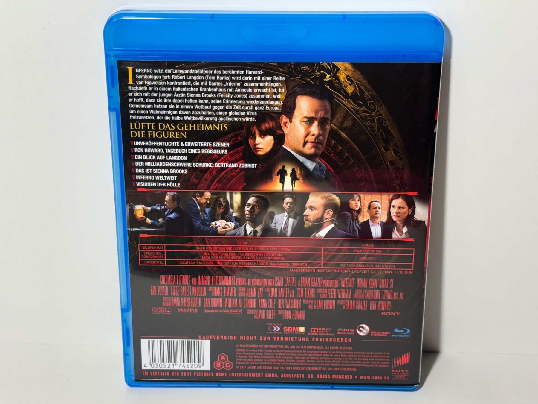 Alle DVDs: The Da Vinci Code - Illuminati - Inferno Blu Ray – Gebraucht aus Wilderswil von Sstriker 9