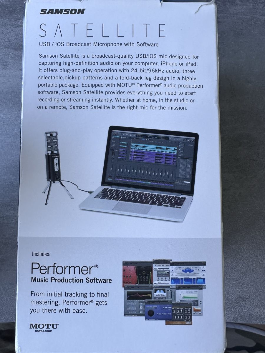Microfoni: Microphone USB Samson Satellite pour PC Mac et iOS – Nuovo e nell'imballaggio originale da Le Lignon venduto da Latenterouge 2