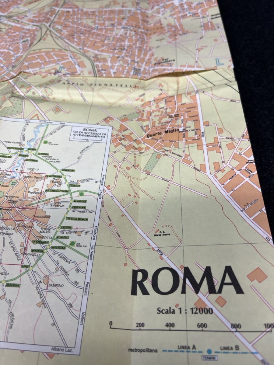 Cartine & Atlanti: ROM - ROMA - STADTPLAN - 1985 - PIANTE DE CITTA – Nuovo (secondo la descrizione) da Oberwil b. Zug venduto da DeineWunderkammer 3