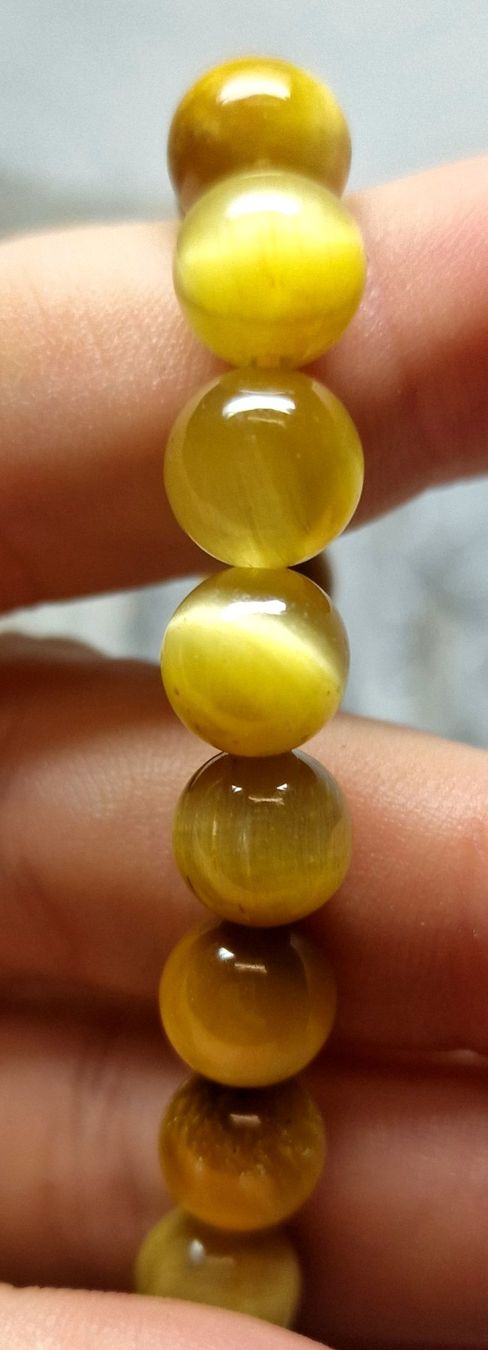 Mineralien & Heilsteine: Goldenes Tigerauge Armband 8.5mm – Neu (gemäss Beschreibung) aus Matzingen von Shay_Crystalz 2