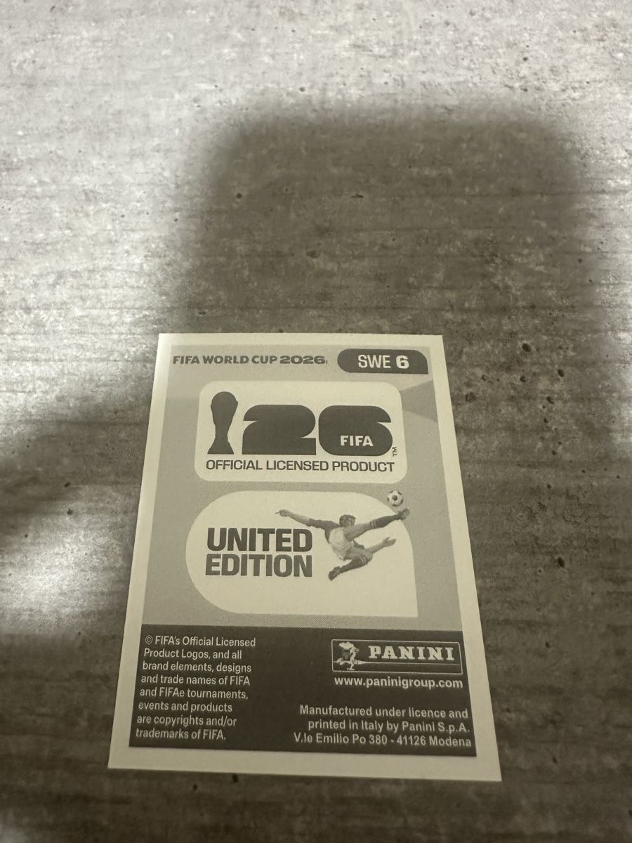 Panini Cartes à collectionner: SWE 6 , FIFA WORLD CUP 2026 PANINI  – Neuf (Voir description) à Frauenfeld par 1PegPeg1 1