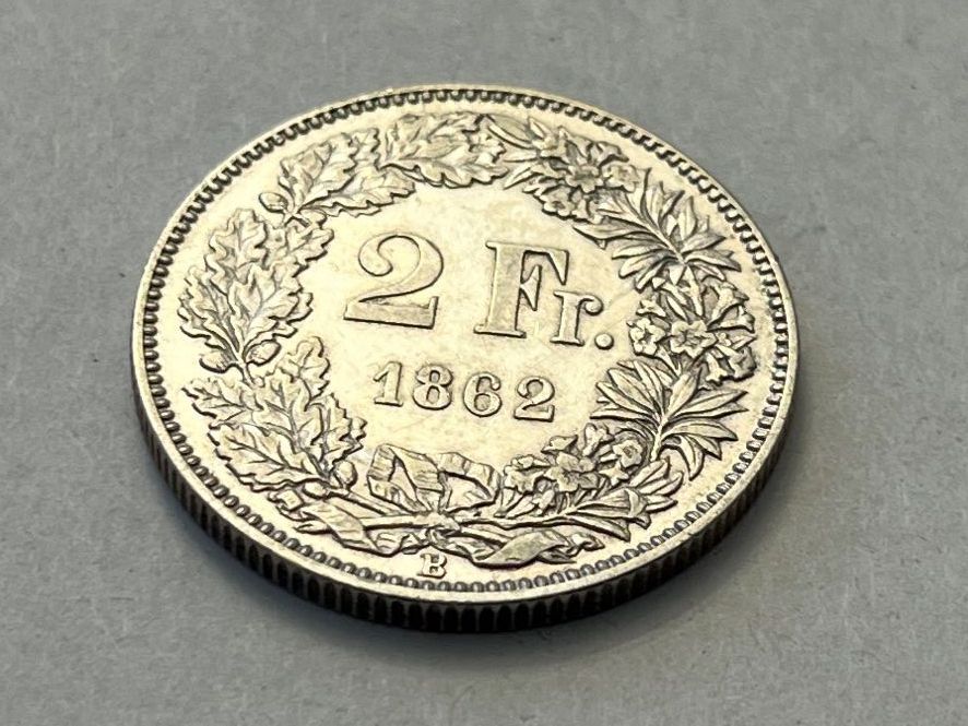 Tutti le monete: 2 Franken 1862, Vorzüglich!!! – Usato da Tägerwilen venduto da Beata1sager 3