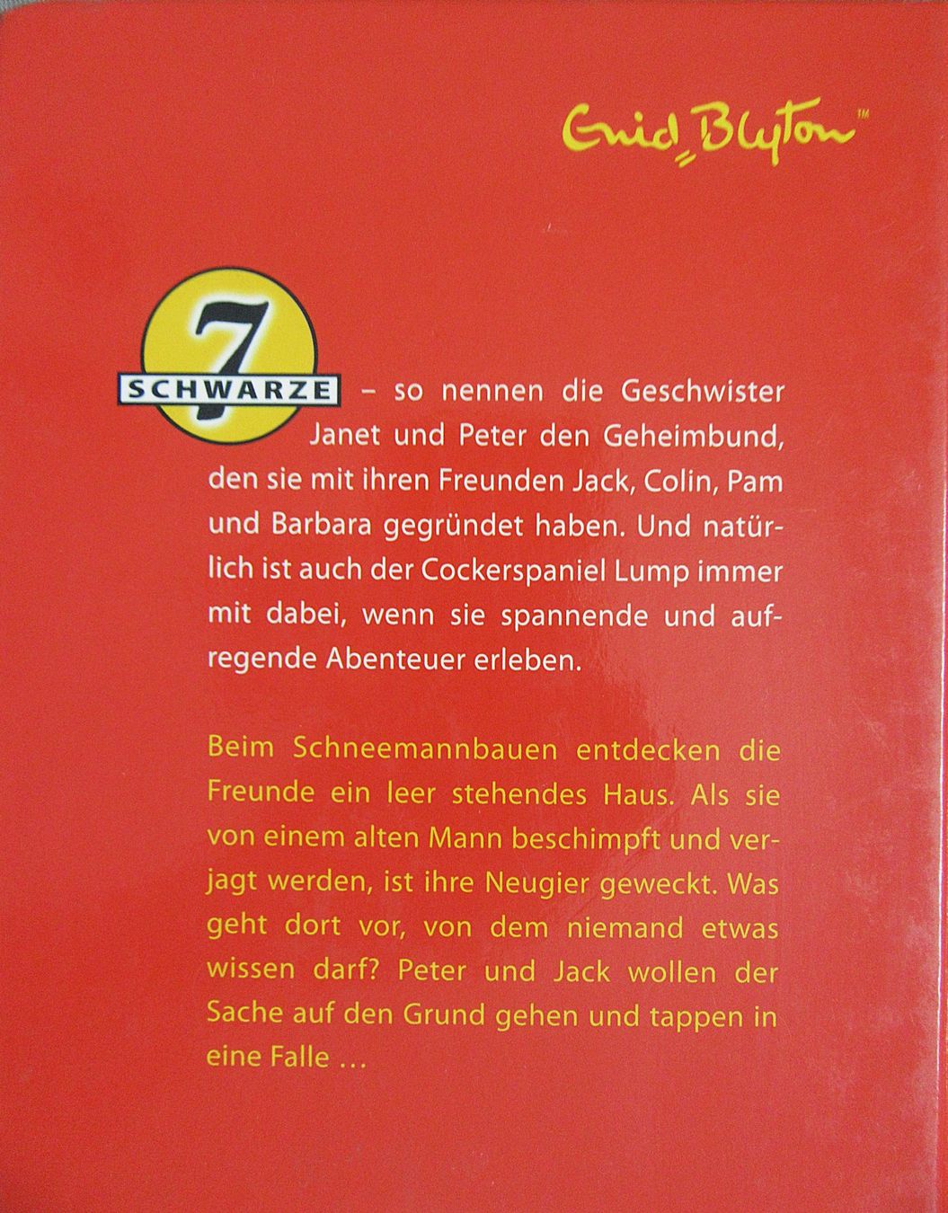 Libri: Ich bin die schwarze 7 - von Enid Blyton – Usato da Auenstein venduto da Padabimbim 1
