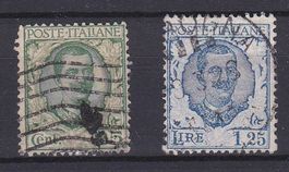 2 timbres ITALIE 1926 obl.