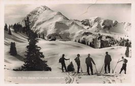 Partie ski dans la haute montagne piccolo strappo in alto