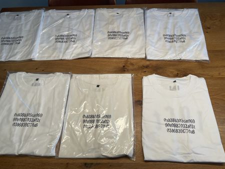 7x T-Shirt weiss Grösse M neu 