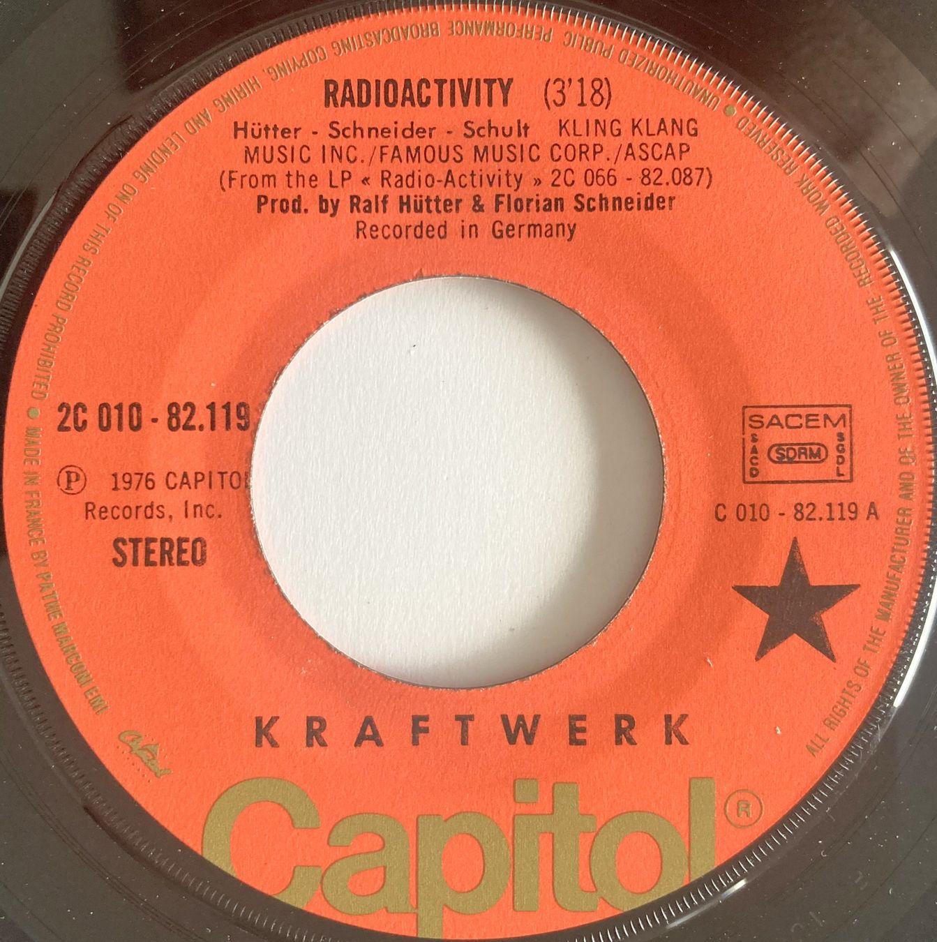 Dischi in vinile: KRAFTWERK - RADIOACTIVITY – Usato da Bottens venduto da hotter-than-hell 2