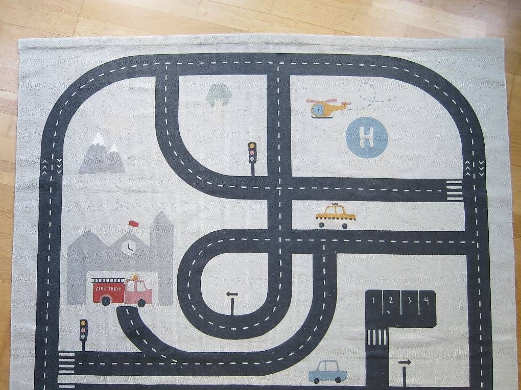H&M Tappeti: Spielteppich / Strassenteppich / Kinderteppich - 100% Cotton – Usato da Zürich venduto da Furgers 1