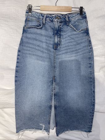AMISU Jeansrock blau Grösse 36 guter Zustand