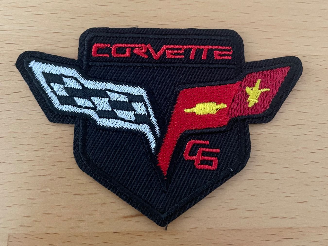 Patches: Chevrolet Corvette Patch Sticker Aufnäher 1254 – Neu (gemäss Beschreibung) aus Horn von abutre72