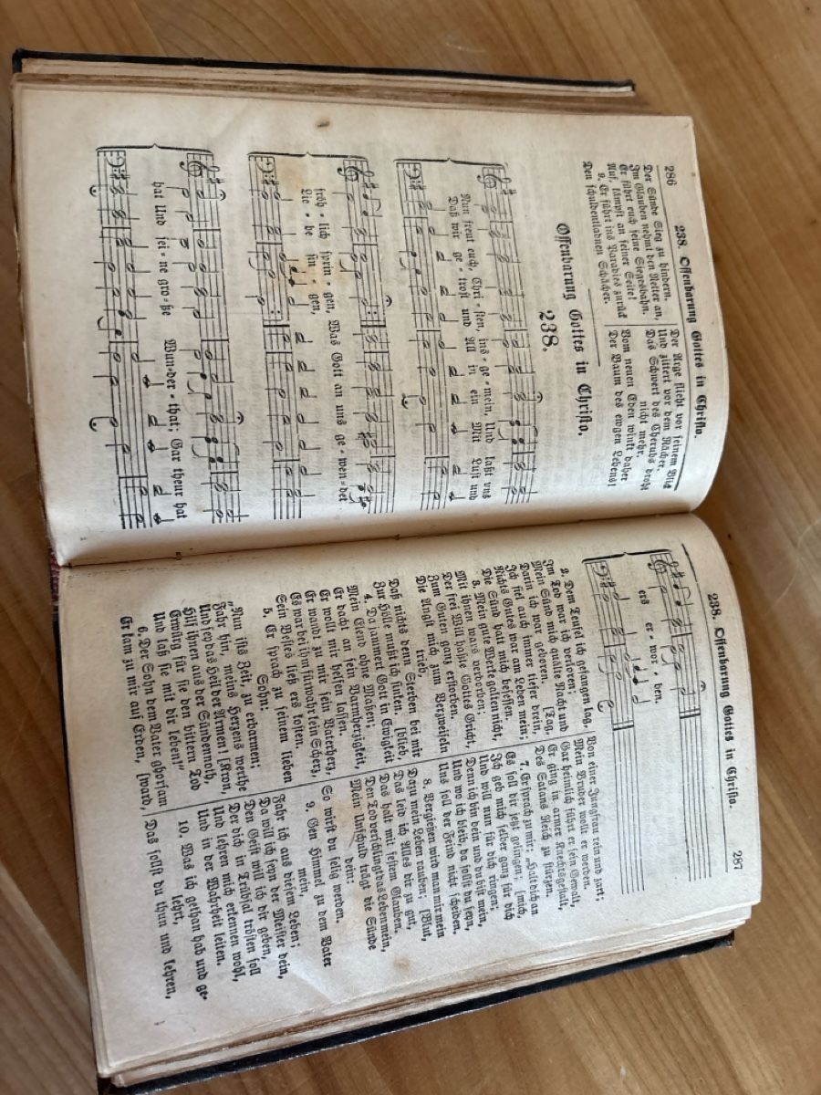 Bücher: altes Kirchen Gesang Buch von 1867 – Gebraucht aus Rümlang von euqinom16 5