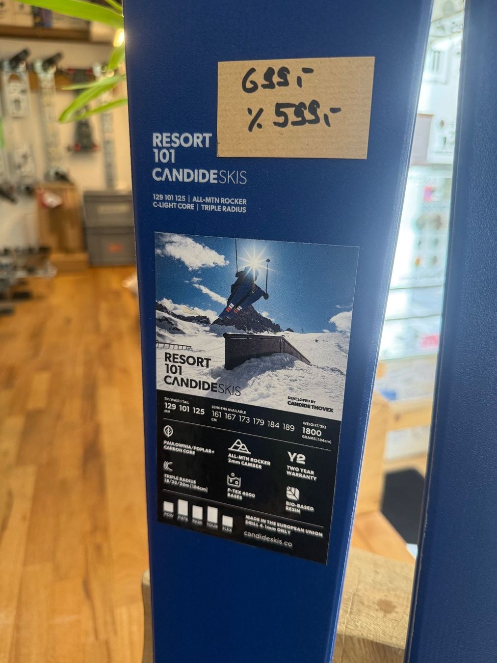 Sci: Candide Skis Resort101 161cm – Nuovo e nell'imballaggio originale da Andermatt venduto da Made_In_Andermatt 1