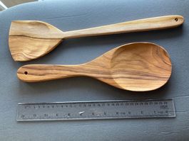 Holz Kochlöffel Set - 2tlg. - Neuwertig