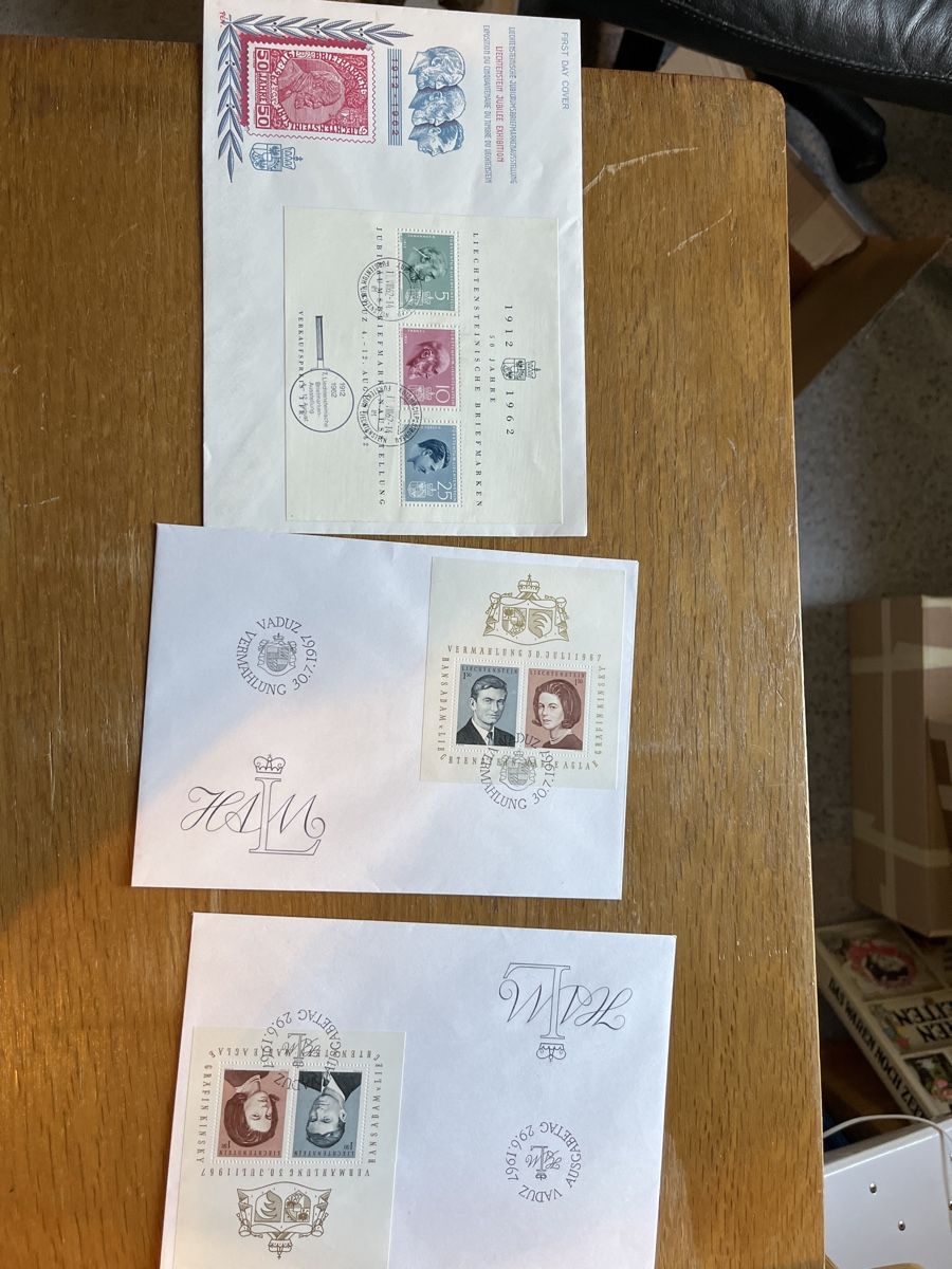 Tutti i francobolli: Fürstentum Lichtenstein Briefe selten – Usato da Sarnen venduto da Muenzen.-M